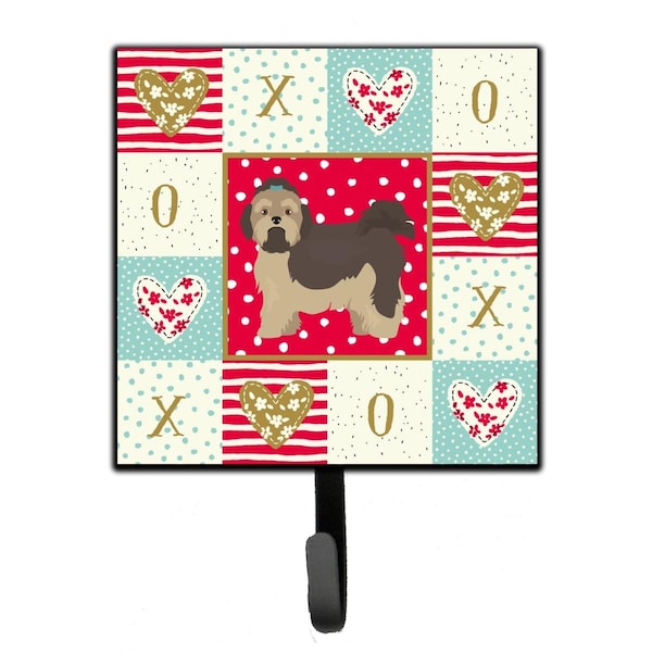 Carolines Treasures 4.25 x 1 x 7 in. Russian Lapdog Love Leash or Key Holder CK5888SH4 - main